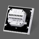LCD Display Air Conditioning 2-Pipe Programmable Room Thermostat for Fan Coil Unit, Supports Wifi(Black)