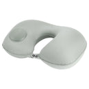 Portable Press Type Automatic Inflating Travel U-shape Neck Pillow (Grey)