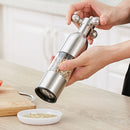 MICLAN Stainless Steel 304 Rudder Shape Grinder Pepper Grinding Machine, Size : S
