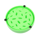 Pet Bowl Preventing Choking PP Materia Bowl (Green)