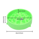 Pet Bowl Preventing Choking PP Materia Bowl (Green)