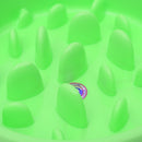 Pet Bowl Preventing Choking PP Materia Bowl (Green)