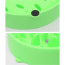 Pet Bowl Preventing Choking PP Materia Bowl (Green)