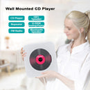 KC-808 Wall Mounted Bluetooth 4.2+EDR CD Player with Remote Control, Support FM(White)