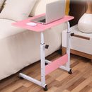 Portable Household Removable White Laptop Desk Table Bedside Desk