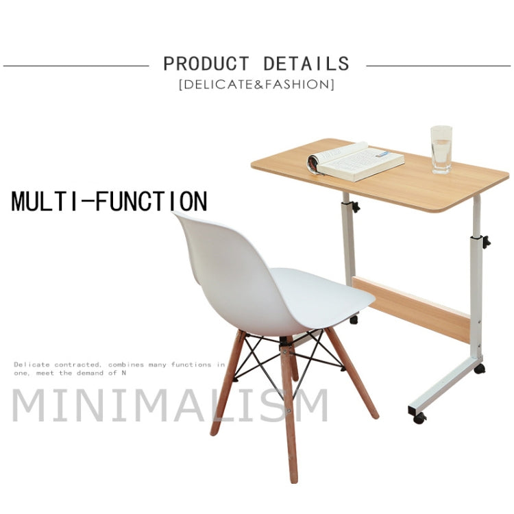 Portable Household Removable White Laptop Desk Table Bedside Desk