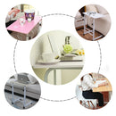 Portable Household Removable White Laptop Desk Table Bedside Desk