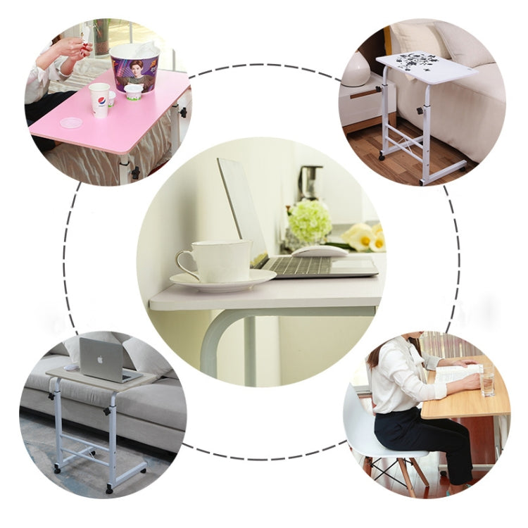 Portable Household Removable White Laptop Desk Table Bedside Desk