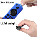 Non-slip Texture Washable Silicone Remote Control Cover for Amazon Fire TV Remote Controller (Black)