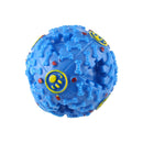 Pet Food Dispenser Squeaky Giggle Quack Sound Training Toy Chew Ball, Size: M, Ball Diameter: 9.2cm(Blue)