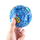 Pet Food Dispenser Squeaky Giggle Quack Sound Training Toy Chew Ball, Size: L, Ball Diameter: 11.5cm(Blue)