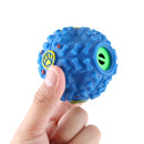 Pet Food Dispenser Squeaky Giggle Quack Sound Training Toy Chew Ball, Size: S, Ball Diameter: 7cm(Blue)