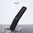 Non-slip Texture Washable Silicone Remote Control Cover for Samsung Smart TV Remote Controller (Black)