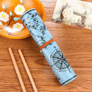 Simple Style Creative Stationery Bag Pencil Bag(Baby Blue)