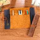 Simple Style Creative Stationery Bag Pencil Bag(Coffee)