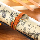 Simple Style Creative Stationery Bag Pencil Bag(Khaki)