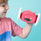 Magic Running Alarm Clock Creative Time Display Screen Alarm Clock(Black)