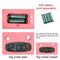 Magic Running Alarm Clock Creative Time Display Screen Alarm Clock(Black)