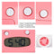 Magic Running Alarm Clock Creative Time Display Screen Alarm Clock(Black)