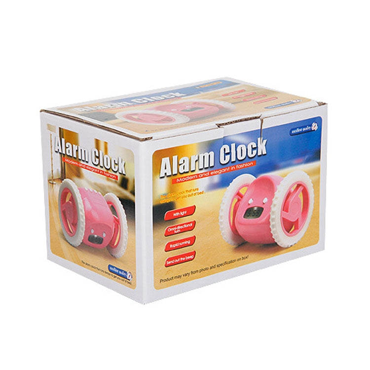Magic Running Alarm Clock Creative Time Display Screen Alarm Clock(Black)