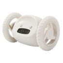 Magic Running Alarm Clock Creative Time Display Screen Alarm Clock(White)