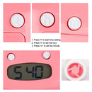 Magic Running Alarm Clock Creative Time Display Screen Alarm Clock(White)