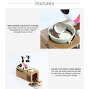Creative Cartoon Edacious Puppy Automatic Money Eating Coin Saving Box, Brown Spotted Dog