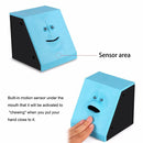 Face Bank Automatic Money Eating Box Coin Saving Box(Blue)