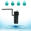 HX-188F 8W 600L/H Multi-function Submersible Aquarium Water Pump Circulation Pump Fish Tank Internal Air Filter