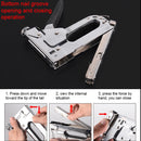 Nail Gun U Type / T Type / Door Type Nail Universal Nailer with Handle Case & 1000 PCS Nails