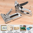 Nail Gun U Type / T Type / Door Type Nail Universal Nailer with Handle Case & 1000 PCS Nails