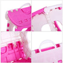 2 PCS Outdoor Portable Sitting Plastic Folding Stool Fishing Useful Stool, Random Color Delivery