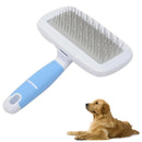 Pet Hair Combs Stainless Steel Needle Hairdressing Brush Tool with Small Comb, Random Color Delivery, S, Total Length: 13.5cm