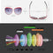 HDCRAFTER E016 Retro Fashion Ultraviolet-proof Polarized Sunglasses for Women(Red)