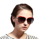 HDCRAFTER E016 Retro Fashion Ultraviolet-proof Polarized Sunglasses for Women(Red)