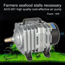 ACO-001 18W 38L/Min Electromagnetic Air Pump Compressor Seafood Fish Tank Increase Oxygen Air Flow Spliter, US Plug