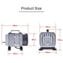 ACO-004 58W 75L/Min Electromagnetic Air Pump Compressor Seafood Fish Tank Increase Oxygen Air Flow Spliter, US Plug