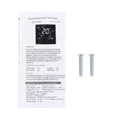 BHT-2001 3A Load Water Heating Type LCD Digital Heating Room Thermostat, Display Clock / Temperature / Time / Week / Heat etc.(Black)