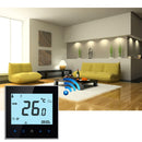 BHT-1000-GA-WIFI 3A Load Water Heating Type Touch LCD Digital WiFi Heating Room Thermostat, Display Clock / Temperature / Periods / Time / Week / Heat etc.(Black)