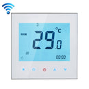 BHT-1000-GB-WIFI 16A Load Electronic Heating Type Touch LCD Digital WiFi Heating Room Thermostat with Sensor, Display Clock / Temperature / Periods / Time / Week / Heat etc.(White)