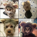 Lion Style Cute Pet Clothes for Regular Size Cats or Small Dogs with About 26cm Head Girth(White)