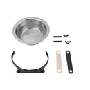 Stainless Steel Suspension Style Dogt Feeding Bowl, Size: L