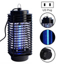 3W Microwave Insect Killer Electric Mosquito Fly Bug Insect Control with Trap Lamp, AC 110V, US Plug(Black)