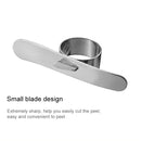 5 PCS Stainless Steel Finger Open Orange Peeler Parer Tool