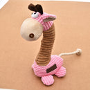 Pet Supplies Cat and Dog Special-purpose Molar Cartoon Sounding Plush Toy,Large, Size:33*28*14cm, Random Style Delivery