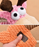 Pet Supplies Cat and Dog Special-purpose Molar Cartoon Sounding Plush Toy,Large, Size:33*28*14cm, Random Style Delivery