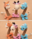 Pet Supplies Cat and Dog Special-purpose Molar Cartoon Sounding Plush Toy,Large, Size:33*28*14cm, Random Style Delivery