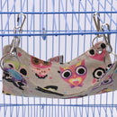 Pet Canvas Hammock Nice And Warm Cat Hammock Hamster Mat Nest Pet Bed,Small,Size:16*15cm,Random Color Delivery