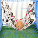 Pet Canvas Hammock Nice And Warm Cat Hammock Hamster Mat Nest Pet Bed,Small,Size:16*15cm,Random Color Delivery