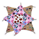 Pet Canvas Hammock Nice And Warm Cat Hammock Hamster Mat Nest Pet Bed,Large,Size:38*37cm,Random Color Delivery